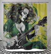 Music-Themed Bathroom Decor